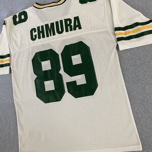 VTG 1995 Green Bay Packers Chmura Jersey Mens 48 Large White #89 Players Inc NFL